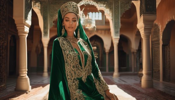 La magie du caftan marocain pour un mariage remarquable